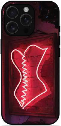 leeon Back Cover for iPhone 16 Pro Max, Neon Glowing Innerwear