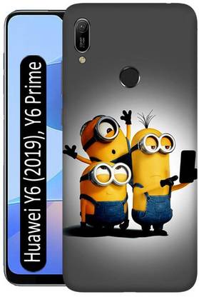 LEEMARA Back Cover for Huawei Y6 (2019) ,Huawei Y6 Prime (2019) - Minions, Printed Back Cover