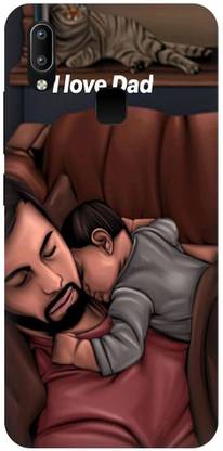 Zaplab Back Cover for Zaplab Back Cover for vivo Y95, vivo 1807, I LOVE DAD