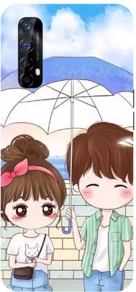 ADZIRE Back Cover for realme Narzo 20 Pro, RMX2161, CUTE, COUPLE, LOVELY, COUPLE, GIRL, BOY, LOVE