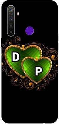 ThePrintlink Back Cover for Realme 5, RMX1911, D P, D LOVE P, D P NAME, D P ALPHABET, LOVE