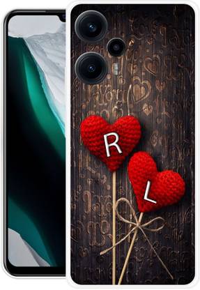 INTELLIZE Back Cover for POCO F5 5G RL, R LOVE L, L LOVE R, R LETTER, L LETTER, RL NAME