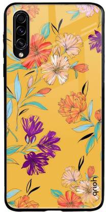 QRIOH Glass Back Cover for Samsung Galaxy A50s