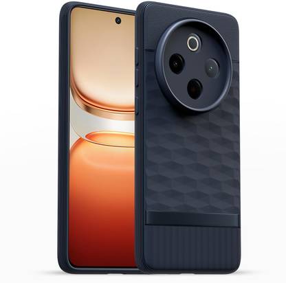 SESS XUSIVE Back Cover for Vivo T4 5G Caseology 3D Case TPU Soft Flexible Shockproof Bumper Case - Blue