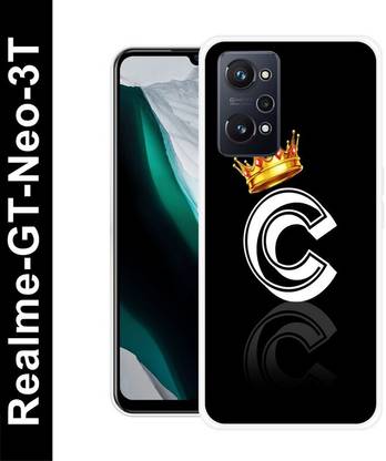 LUCKY MOBI.COM Back Cover for Realme GT Neo 3T, C NAME, C LOVE, C ALPHABET, C LETTER NAME