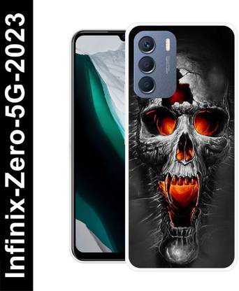 DEVLIYACASE Back Cover for Infinix Zero 5G 2023 SKULL, GOST, GAMES, ANIME, SKULL GRIM REAPER BACK SKULL