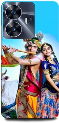 ORBIQE Back Cover for Vivo Y02 KRISHNA, LORD KRISHNA, VASUDEV, GOD, KRISHN KANHIYA, RADHA