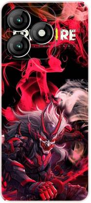 iprinto Back Cover for itel A70, A665L Free Fire Printed Back Cover