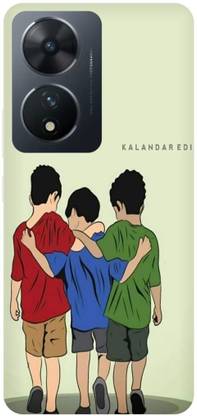 Bluvver Back Cover for Vivo Y100 5G, V3921 BEST Friend