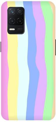 PICHKU Back Cover for Realme Narzo 30 5G,New, Trending, Rainbow, Colourfull, Design