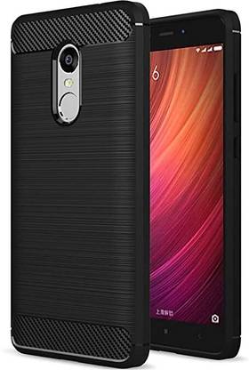Xesus Back Cover for Mi Redmi Note 4 (Carbon Fiber Flexible Shockproof TPU Hybrid Case)