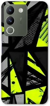 NDCOM Back Cover for VIVO Y200 5G Abstract Neon Printed Hard Case