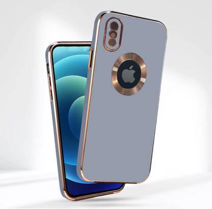 Casine Back Cover for iPhone X/Xs|Luxury Electroplating TPU|CD Pattern|Individual Camera Protection