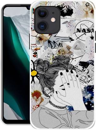ADZIRE Back Cover for Apple iPhone 12, CUTE, GIRL, LOVELY, GIRL, SKETCH, ART