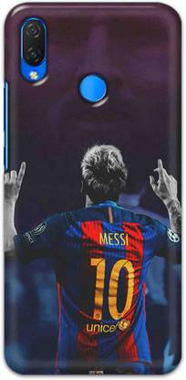 NDCOM Back Cover for Huawei Nova 3 Lionel Messi Football Printed