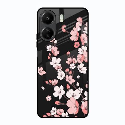 QRIOH Glass Back Cover for Redmi 13C
