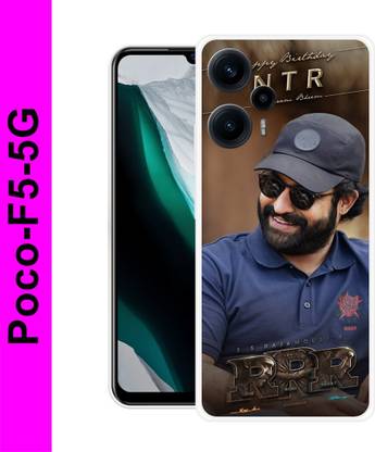 MD CASES ZONE Back Cover for Poco F5 5G/MZB0EPMIN NTR. hero, jr. ntr Mobile Back Cover