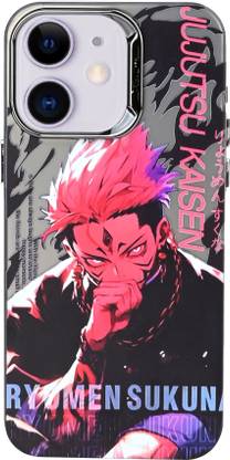 KLAH Back Cover for Apple iPhone 11, 3D Anime Jujutsu Kaisen Ryumen Sukuna Printed Soft Back Case