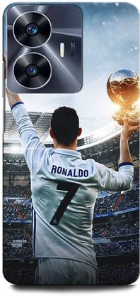 ORBIQE Back Cover for Vivo Y02T CRISTIANO RONALDO, RONALDO 7, CR, 7, FOOTBALL, SPORTS, REAL MADRID