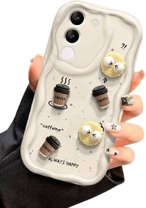 PEEPERLY Back Cover for Samsung Galaxy S23 FE 3D Coffee Mug Cartoon Soft Case