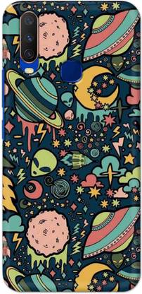 NDCOM Back Cover for Vivo Y12 Alien Printed