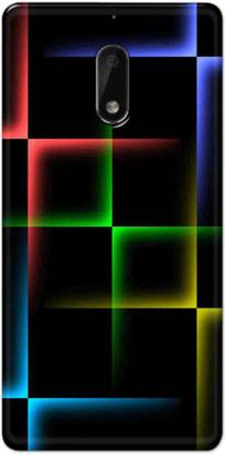 NDCOM Back Cover for Nokia 6 Bright Flash Light Printed