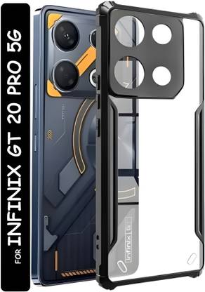 Sarju Back Cover for Infinix GT 20 Pro cover, Black