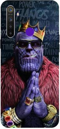 ADZIRE Back Cover for realme 5i, RMX2030, THANOS, AVENGERS, VILLIAN