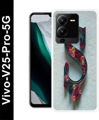 JSSIS Back Cover for Vivo V25 Pro 5G ( S LETTER NAME,QUOTES) PRINTED BACK COVER