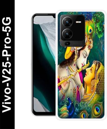 JSSIS Back Cover for Vivo V25 Pro 5G ( SHREE KRISHNA, RADHA KRISHNA, GOD) PRINTED BACK COVER