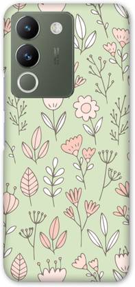 NDCOM Back Cover for VIVO Y200 5G Flower Art Printed Hard Case