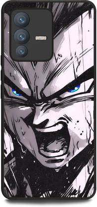 INDICRAFT Back Cover for Vivo V23 5G (GOKU, DRAGON BALL Z, SUPERSAIYAN, VEGETA, NARUTO )