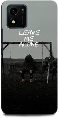 ORBIQE Back Cover for Vivo Y15c LEAVE ME ALONE, SINGAL BOY, ATTITUDE, NATURE