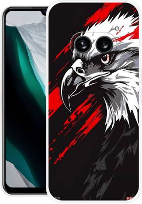 Touchess Back Cover for Nothing Phone 2a 5G, A142 Angry Owl Printed Back Cover