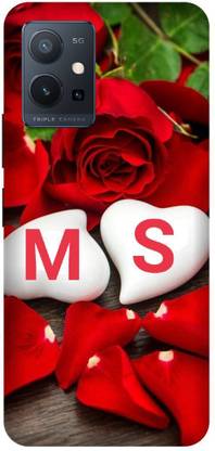 PHONE WALEY.COM Back Cover for IQOO Z6 (5G) , IQOO I2127 , MS, M LOVES, MS NAME, MS Love Printed