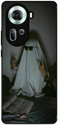 ZETREX Back Cover for OPPO Reno 11 5G On Glossy Metal Phone Cover | STUDAY GHOST