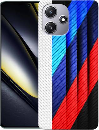 TIKTIK Back Cover for Poco MZB0H35IN mobile cover | Poco F6 5G mobile cover | Bmw Stripes | KT_64