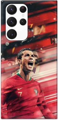 NDCOM Back Cover for Samsung Galaxy S22 Ultra 5G Cristiano Ronaldo Football Printed