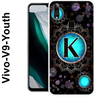 MOBIFLY Back Cover for Vivo V9 Youth, K, Alphabet, Design, Name, Latter, 301