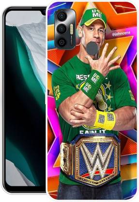 ORBIQE Back Cover for Tecno Spark 7 JOHN CENA, WWE, BODYBUILDER, WRESTLEMANIA, WRESTLER