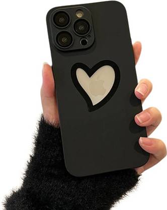 MILLION CASES Back Cover for iPhone 14 Pro Max Heart Shape Logo Design Case