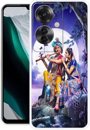 Xanthate Back Cover for OPPO F25 Pro 5G, CPH2603 Radha Krishna Lord Krishna Printed Back Cover