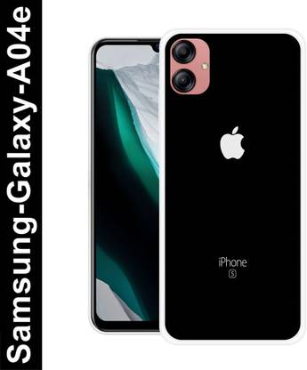 SBS Back Cover for Samsung Galaxy A04e ( APPLE LOGO,APPLE PRINT,IPHONE) PRINTED BACK COVER