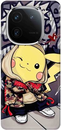 NDCOM Back Cover for IQOO 12 5G Cartoon Graffiti Printed Hard Case