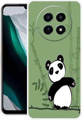 iprinto Back Cover for realme C65 5G, RMX3997 CUTE PANDA Printed Back Cover
