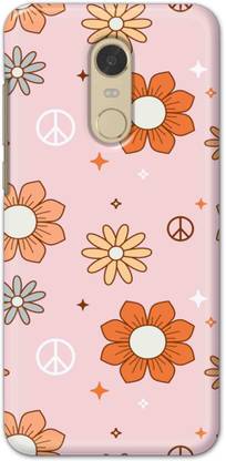 NDCOM Back Cover for Redmi Note 5 Retro Aesthetic Flowers Printed Hard Case