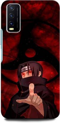 GRAFIQE Back Cover for VIVO Y20, VIVO Y20i ITACHI UCHIHA, GIRL, ANIMATION, ANIME, CARTOON