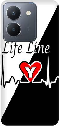 FRONK Back Cover for vivo Y36, V2247, Y, NAME, LETTER, ALPHABET, LIFELINE