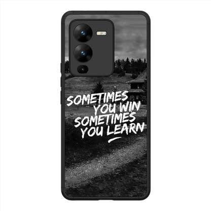 Absinthe Back Cover for Vivo V25 Pro Sometimes You win sometimes you learn