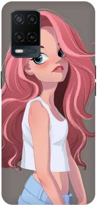 OPPO A54- CPH2239-ANIME: CUTE: LOVELY: GIRL: ART Plastic Back Cover